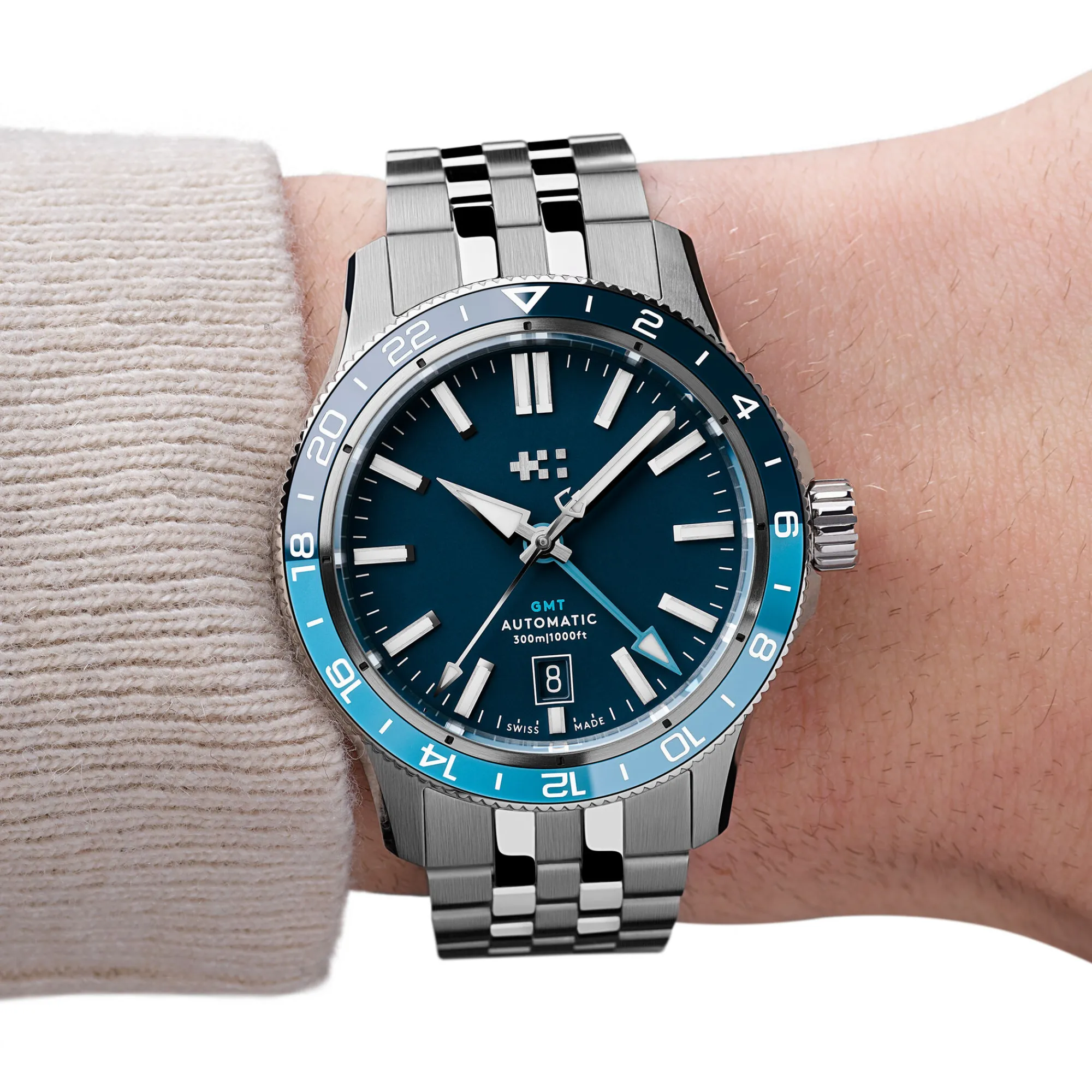 Christopher Ward C60 Trident GMT 300 New